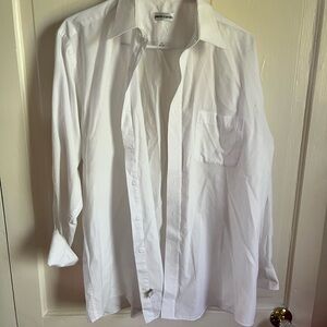 Pierre Cardin Men's Classic White Dress Shirt 16 32/33